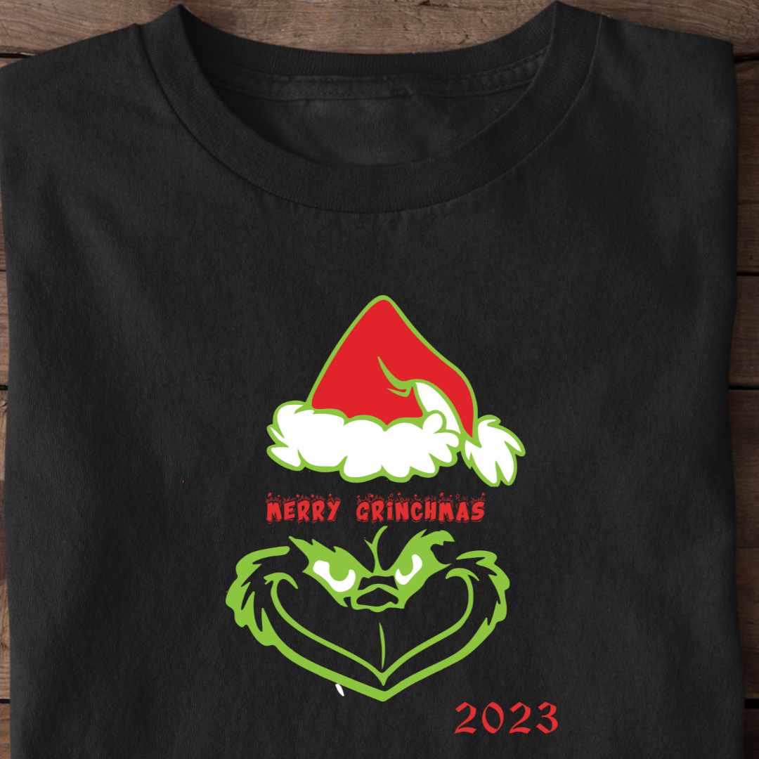 Merry Grinchmas, Datum personalisierbar - Premium Shirt