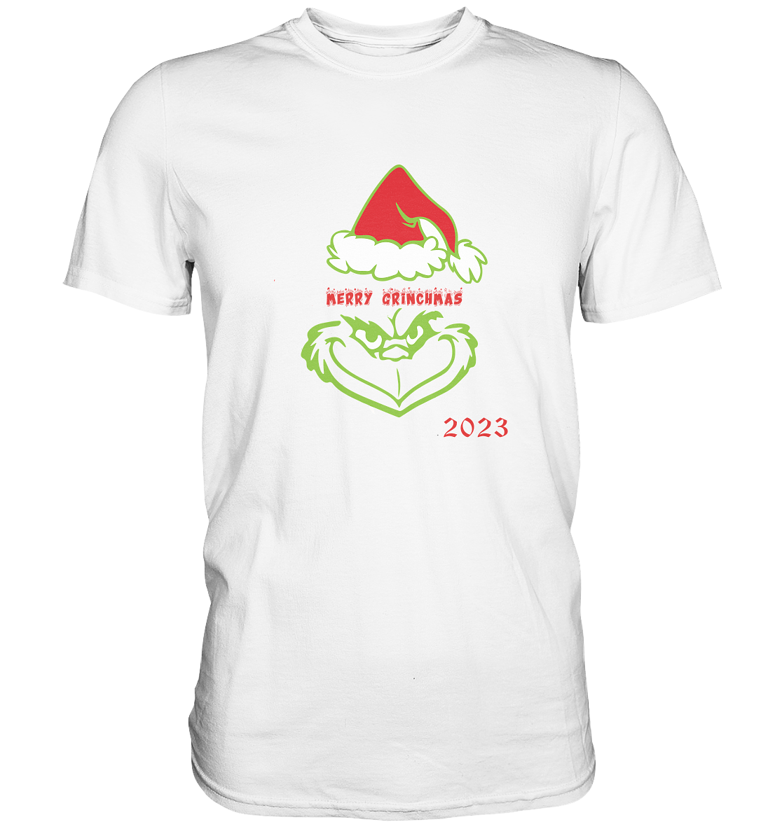 Merry Grinchmas, Datum personalisierbar - Premium Shirt