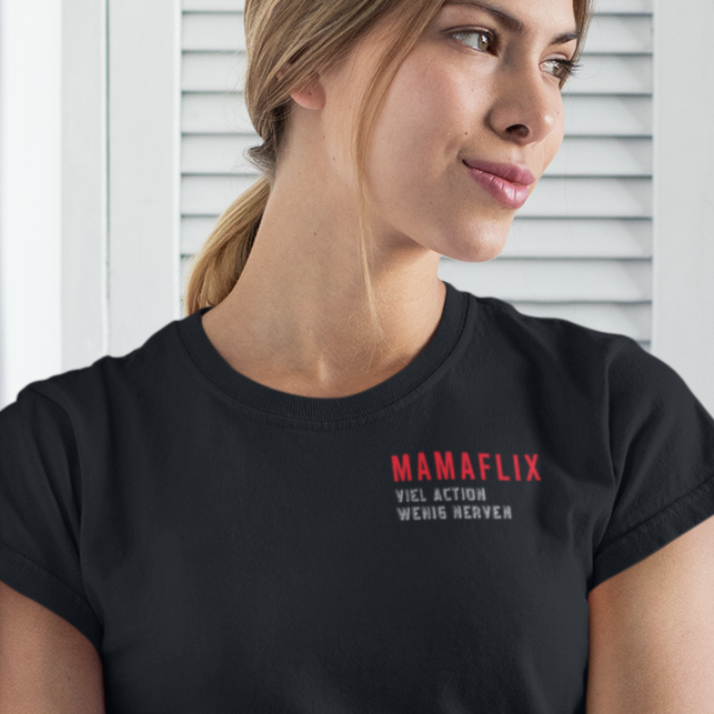 MAMAFLIX - T-Shirt schwarz